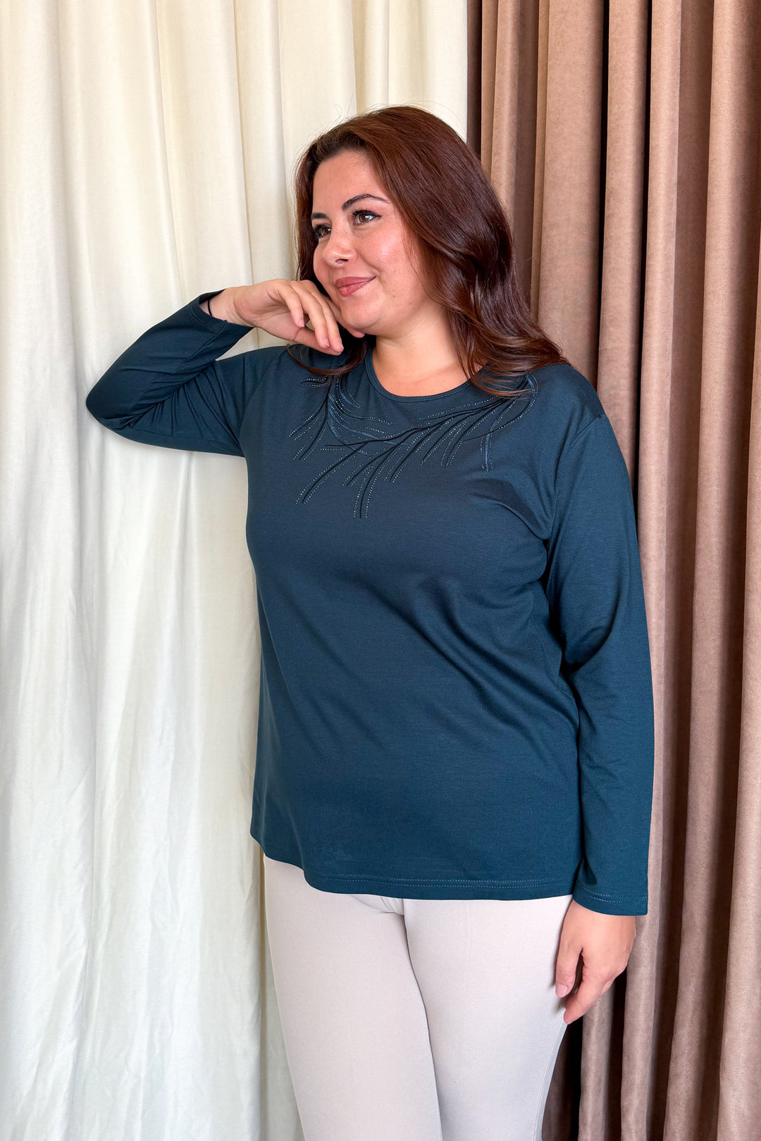 MPL Woman's Blouse with Stone Embroidery 12 - Fareham