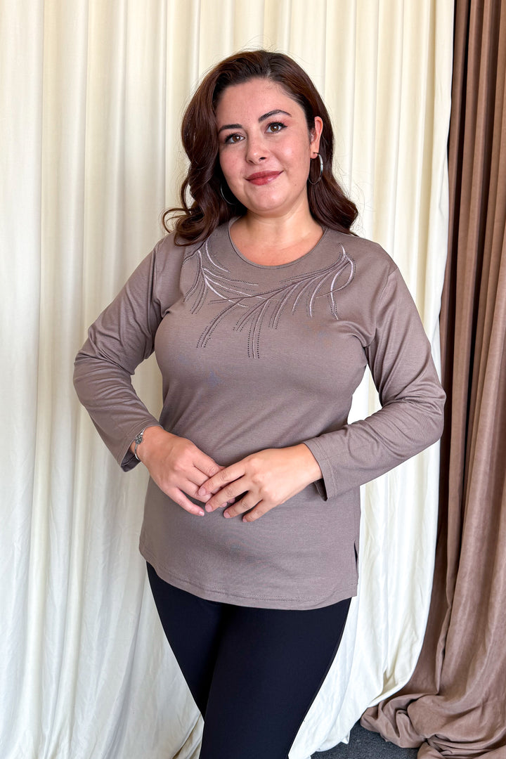 MPL Woman's Blouse with Stone Embroidery 12 - Tigard