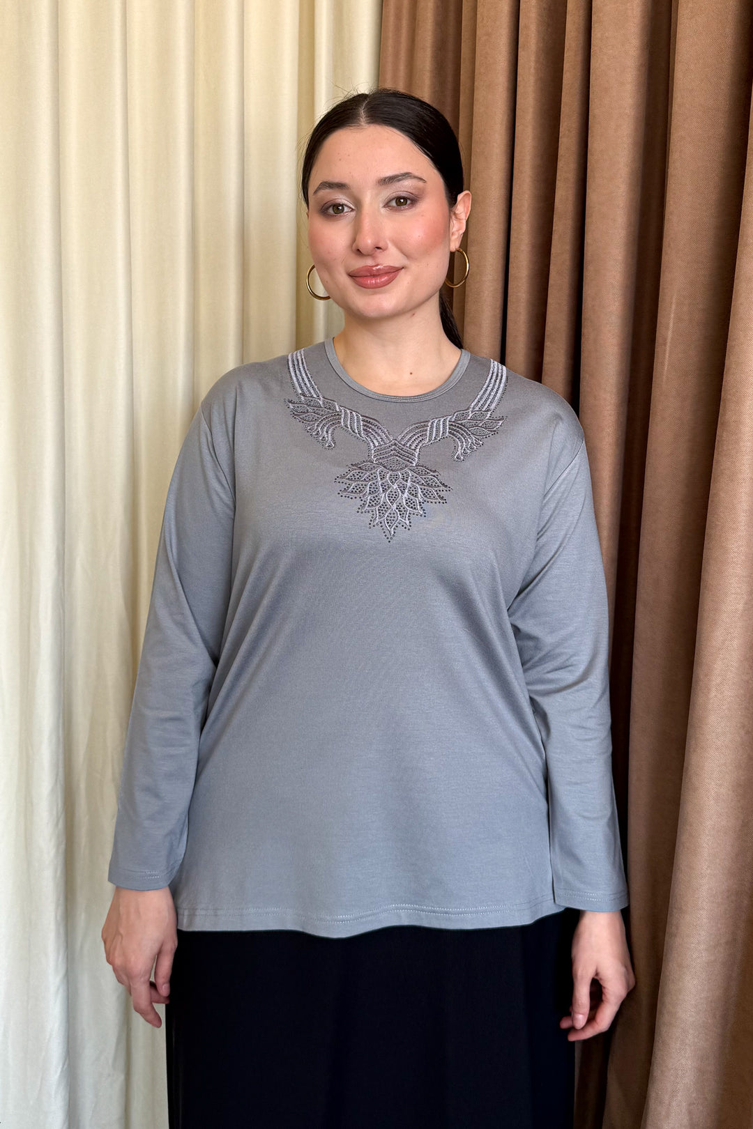 MPL Woman's Blouse with Stone Embroidery 10 - Orsha