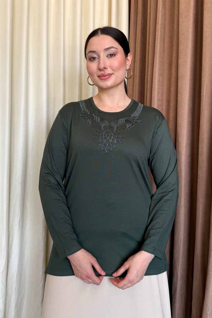 MPL Woman's Blouse with Stone Embroidery 10 - Legnano