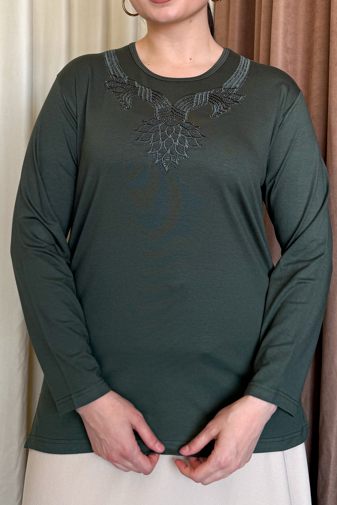 MPL Woman's Blouse with Stone Embroidery 10 - Legnano