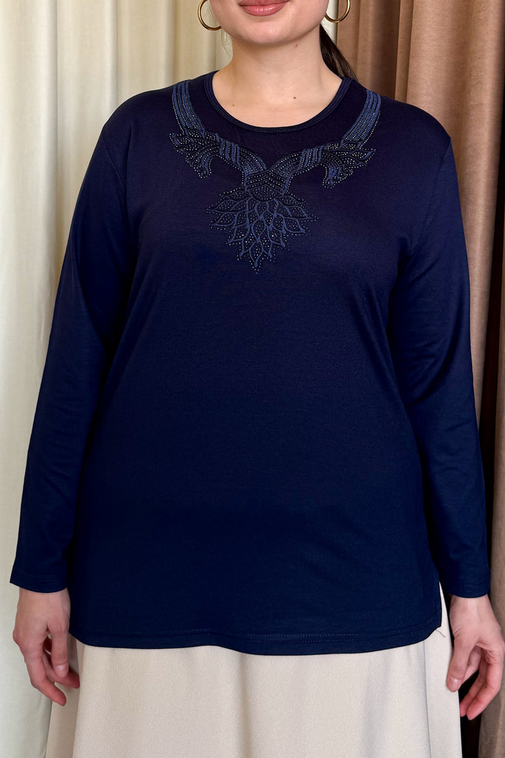 MPL Woman's Blouse with Stone Embroidery 10 - Mansfield