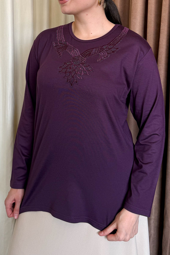 MPL Woman's Blouse with Stone Embroidery 10 - Leeds