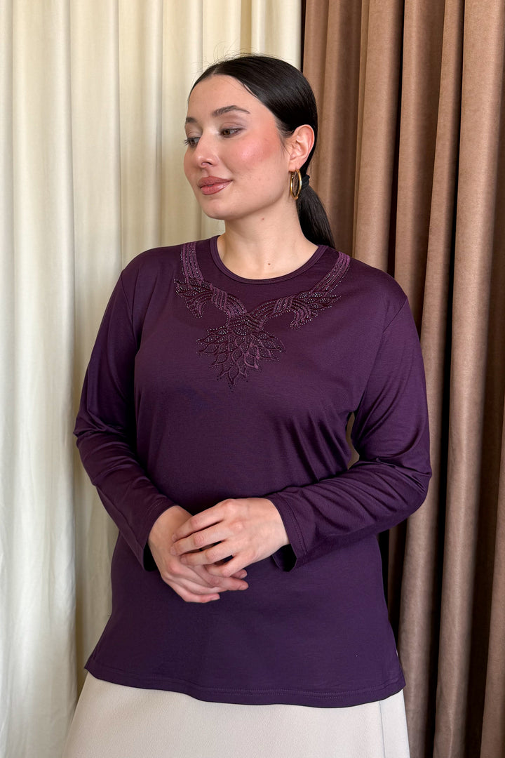 MPL Woman's Blouse with Stone Embroidery 10 - Leeds