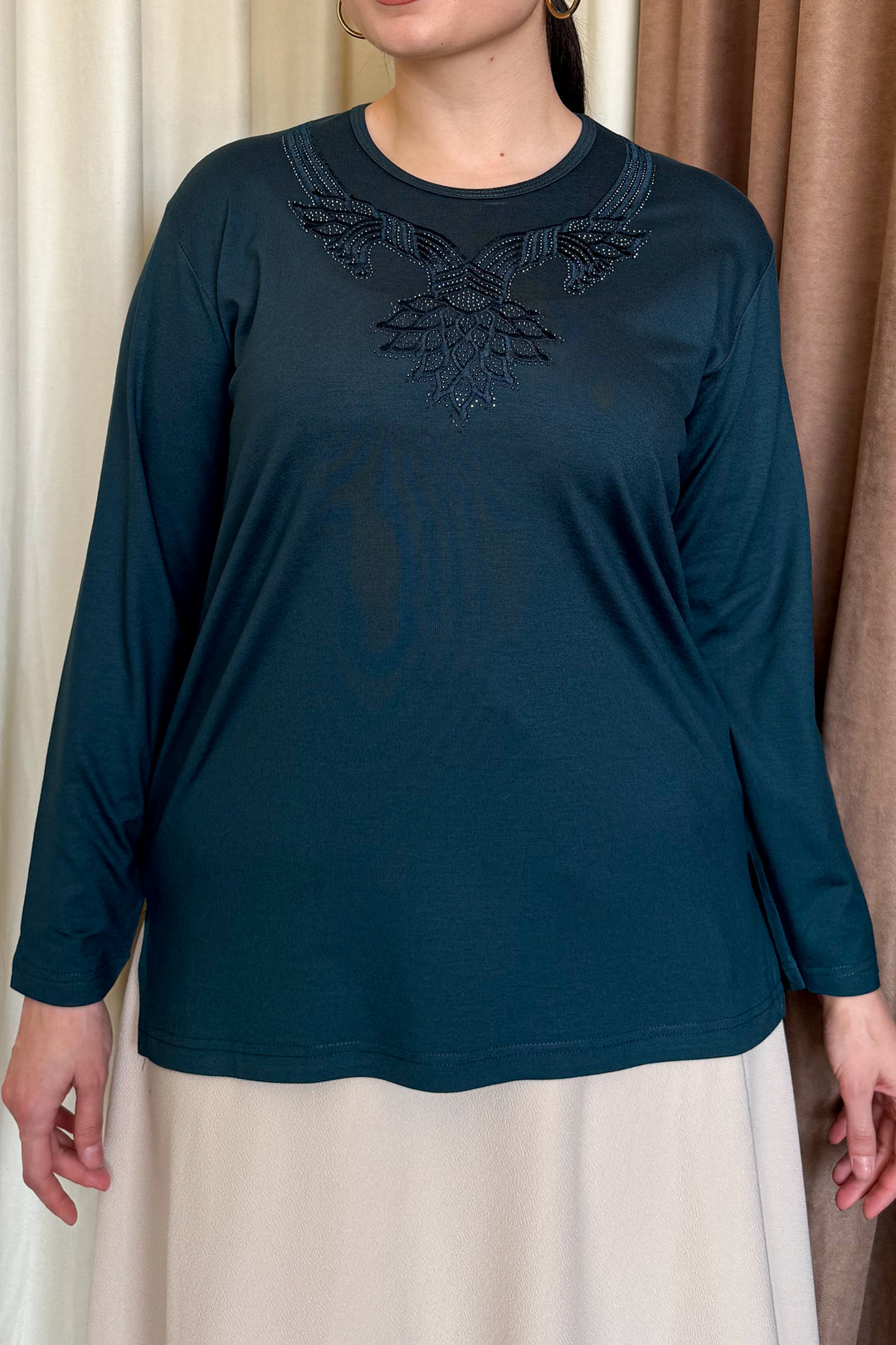 MPL Woman's Blouse with Stone Embroidery 10 - Sanlúcar de Barrameda