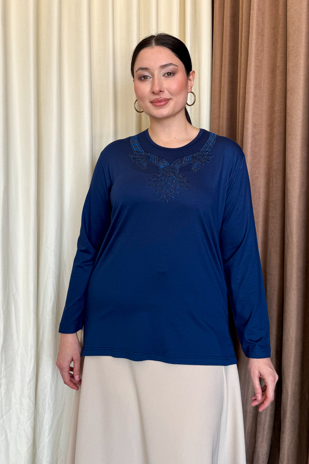 MPL Woman's Blouse with Stone Embroidery 10 - Olympia