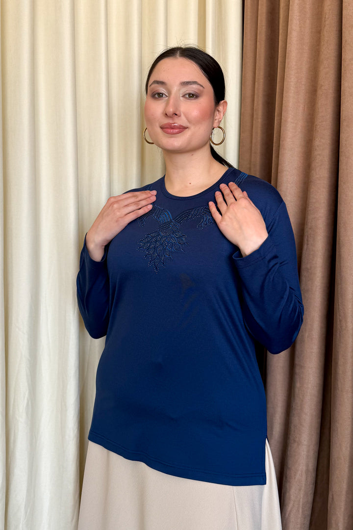 MPL Woman's Blouse with Stone Embroidery 10 - Olympia