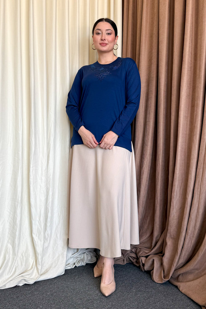 MPL Woman's Blouse with Stone Embroidery 10 - Olympia