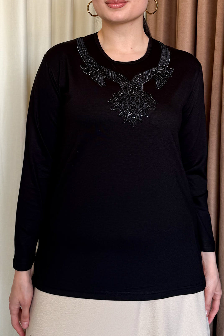MPL Woman's Blouse with Stone Embroidery 10 - Straubing