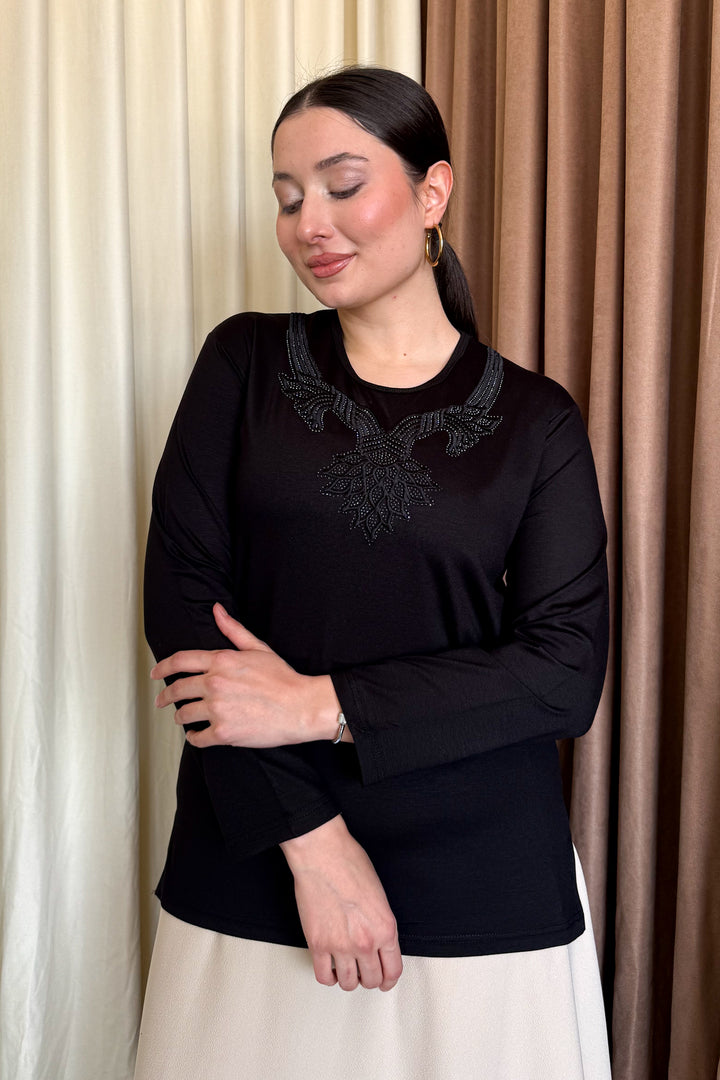 MPL Woman's Blouse with Stone Embroidery 10 - Straubing