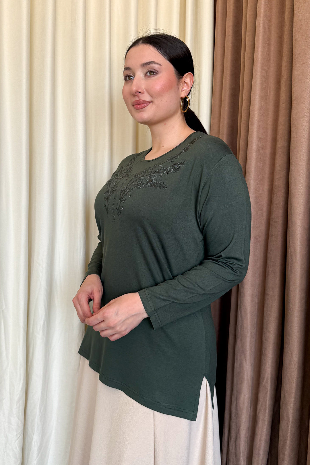 MPL Woman's Blouse with Stone Embroidery 11 - Pärnu