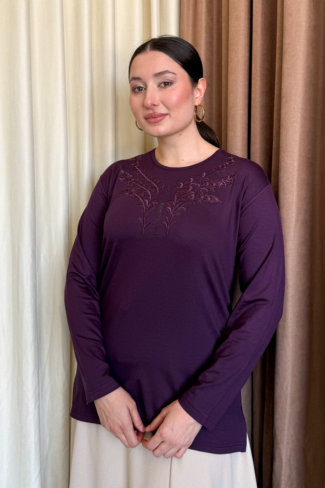 MPL Woman's Blouse with Stone Embroidery 11 - Gavá