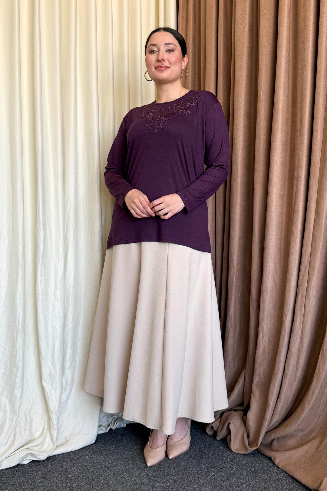 MPL Woman's Blouse with Stone Embroidery 11 - Gavá
