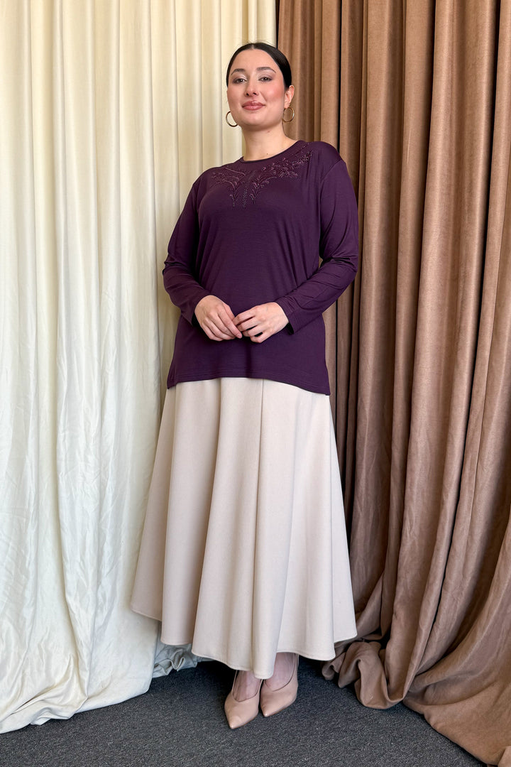 MPL Woman's Blouse with Stone Embroidery 11 - Gavá