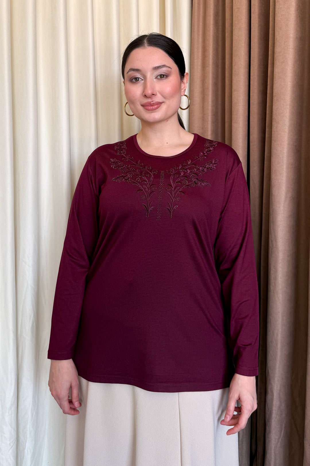 MPL Woman's Blouse with Stone Embroidery 11 - Warren