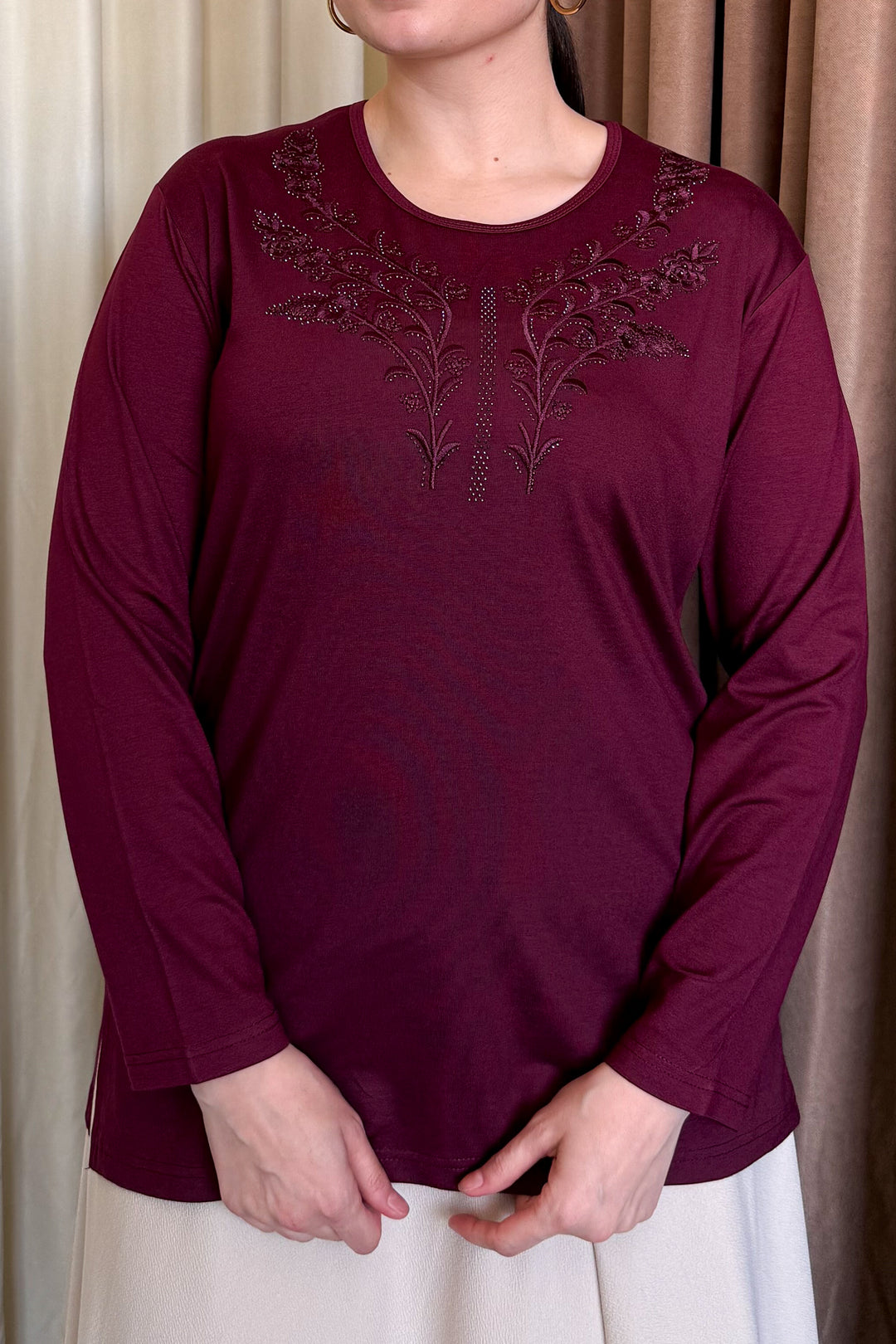 MPL Woman's Blouse with Stone Embroidery 11 - Warren