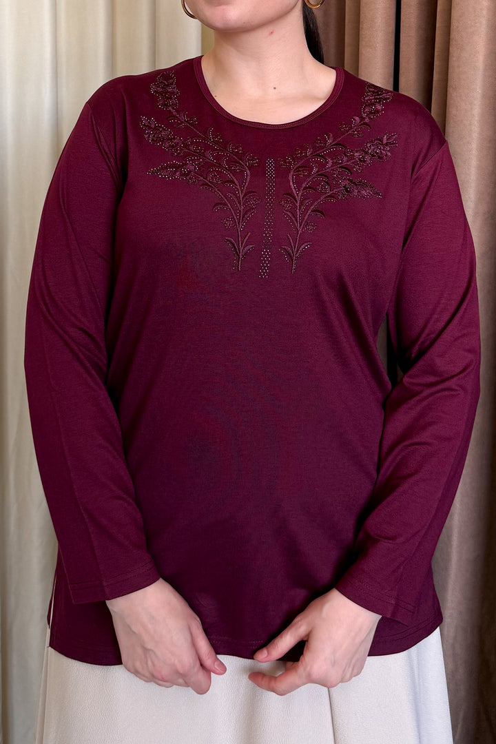 MPL Woman's Blouse with Stone Embroidery 11 - Warren