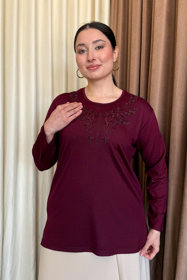MPL Woman's Blouse with Stone Embroidery 11 - Warren
