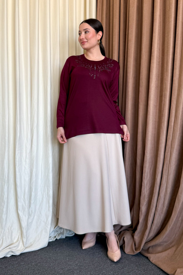 MPL Woman's Blouse with Stone Embroidery 11 - Warren