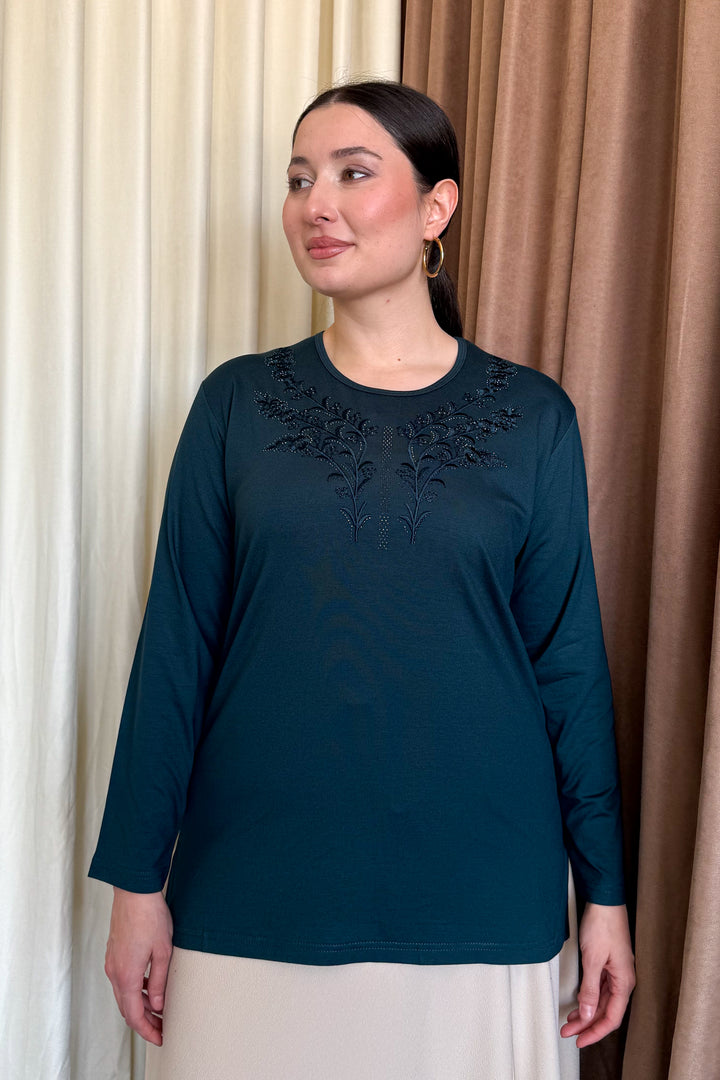 MPL Woman's Blouse with Stone Embroidery 11 - Tonalá