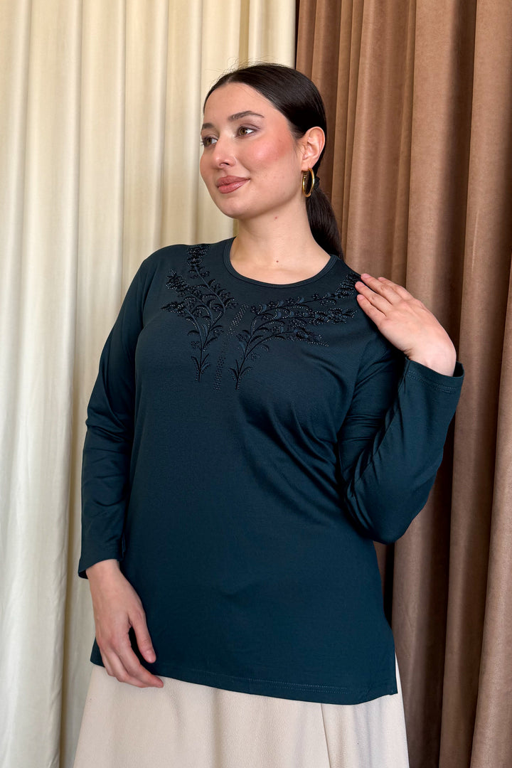 MPL Woman's Blouse with Stone Embroidery 11 - Tonalá