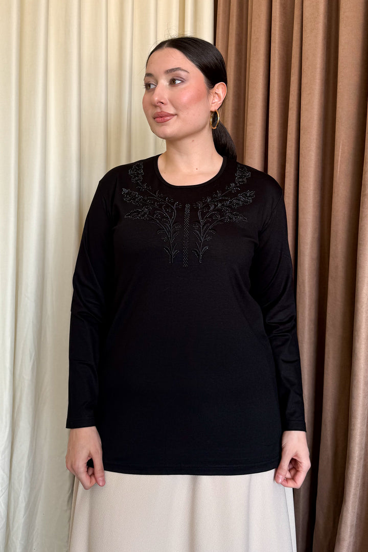 MPL Woman's Blouse with Stone Embroidery 11 - Umán
