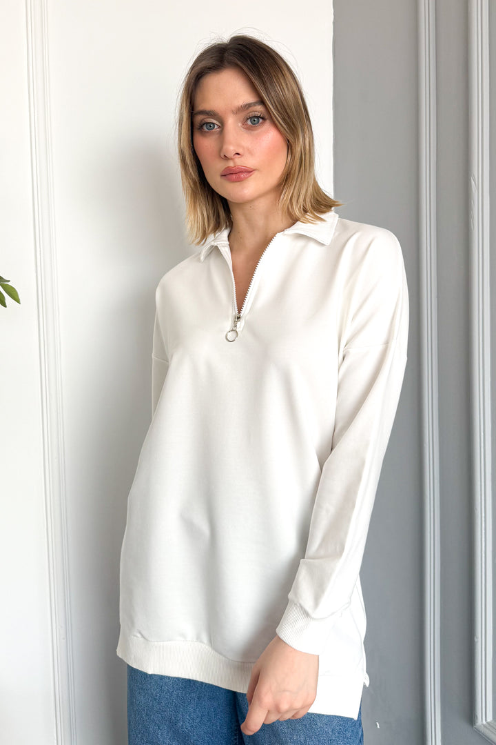 MPL Women's Polo Neck Zippered Tunic 6059 - Somerville