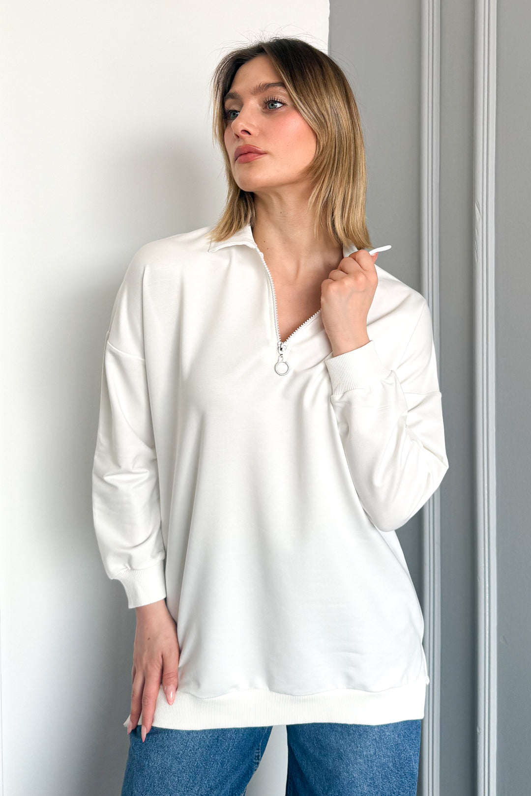 MPL Women's Polo Neck Zippered Tunic 6059 - Somerville