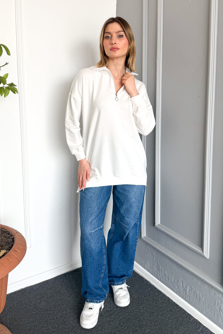 MPL Women's Polo Neck Zippered Tunic 6059 - Somerville