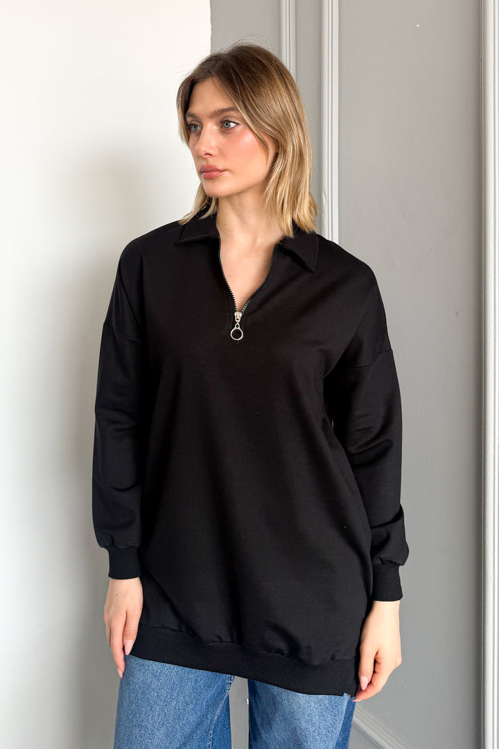 MPL Women's Polo Neck Zippered Tunic 6059 - Alexandroúpoli