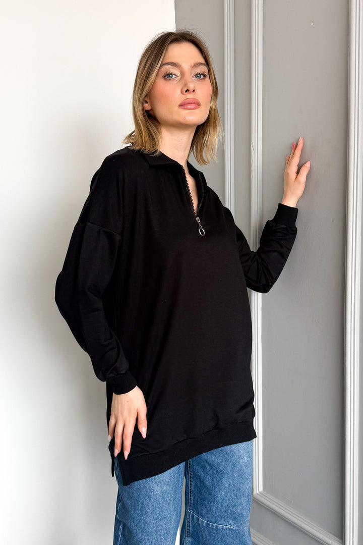 MPL Women's Polo Neck Zippered Tunic 6059 - Alexandroúpoli