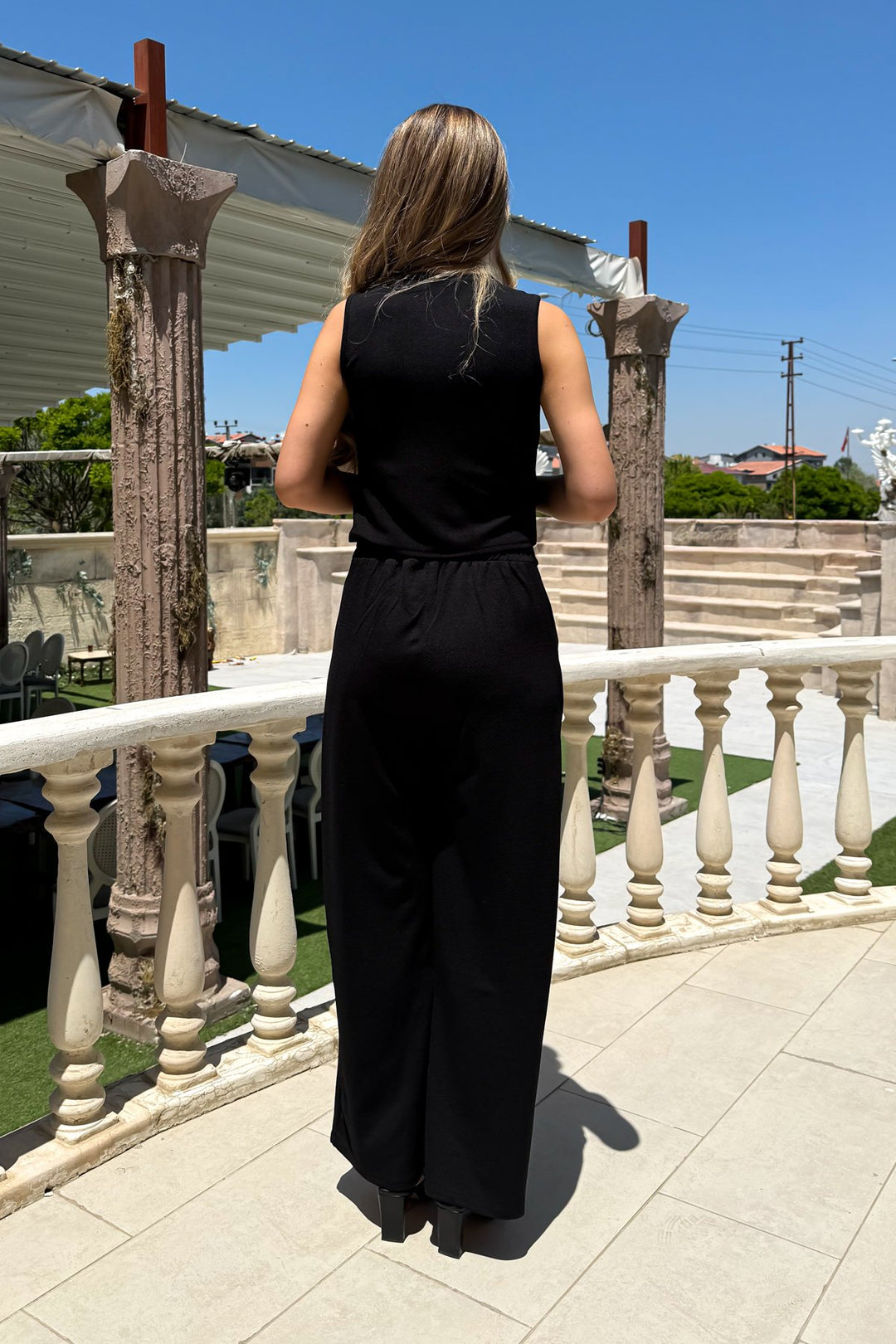 MPL Kadın Venedik Yelek Pantolon Takım 6199 - Mazyr