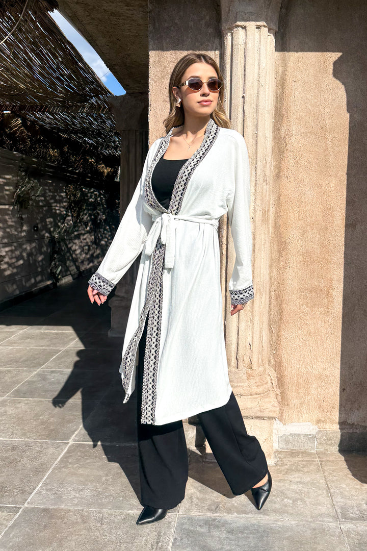MPL Woman Rachel Belted Long Coat 6206 - Minsk