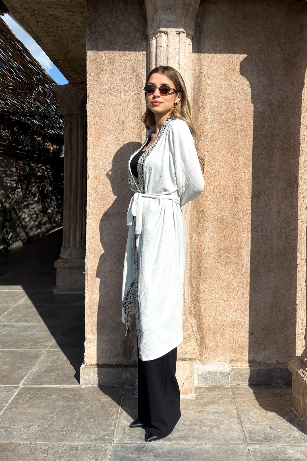 MPL Woman Rachel Belted Long Coat 6206 - Minsk