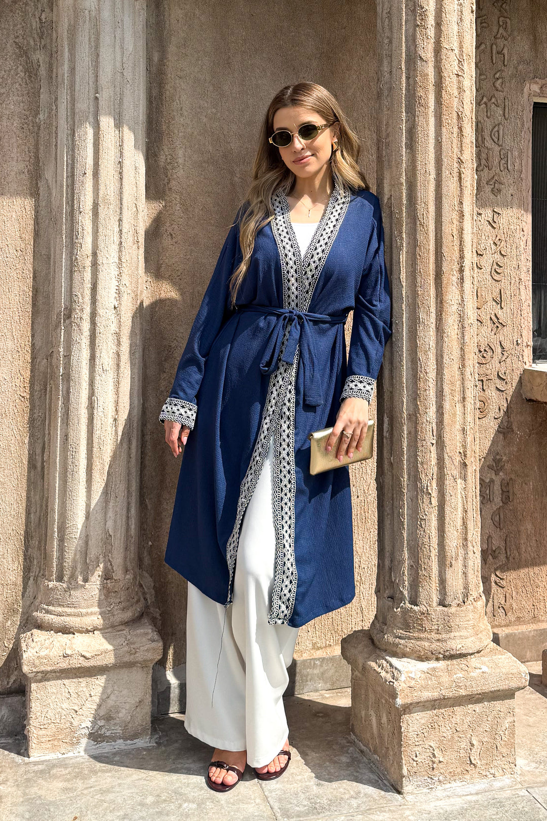 MPL Woman Rachel Belted Long Coat 6206 - Montesilvano
