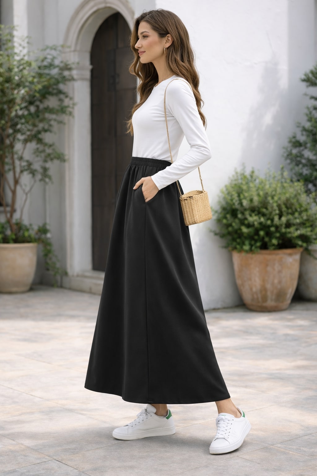 MPL Woman Dabıl Pocket Skirt - Geel