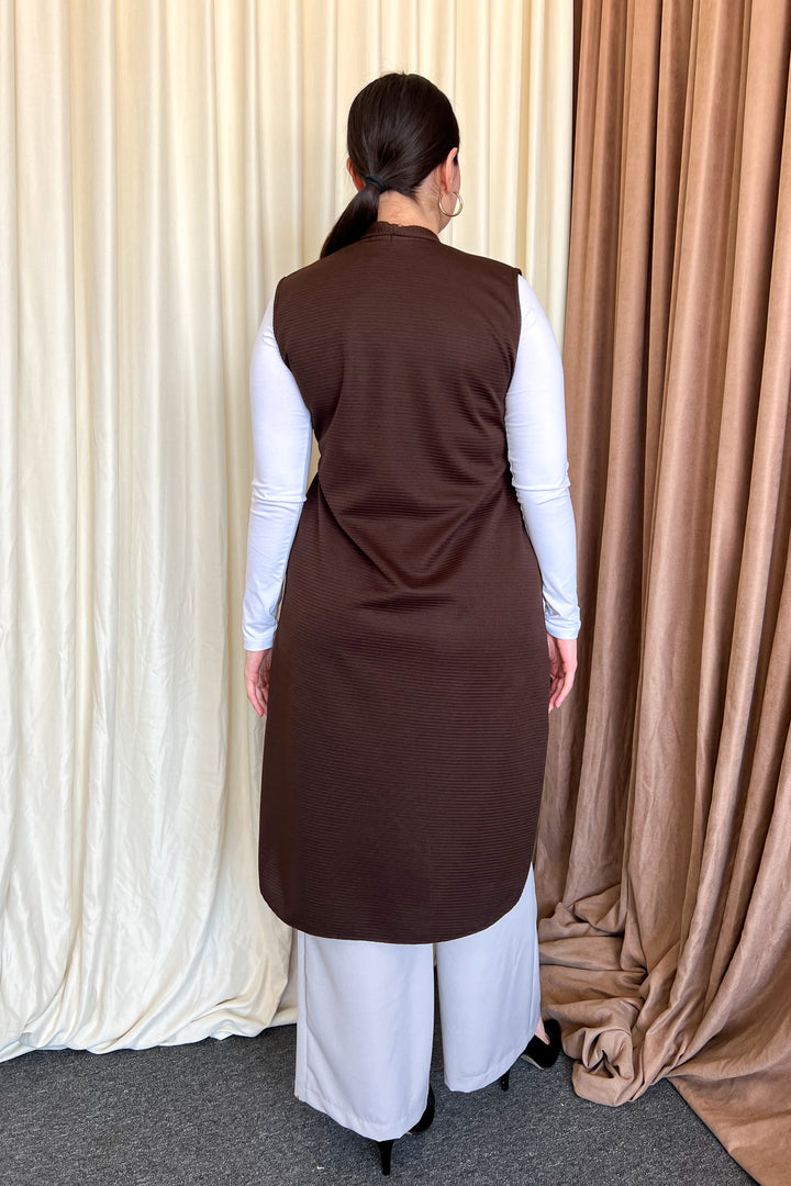 MPL Women's Buttoned B.B Ottoman Vest 7523 - Richmond