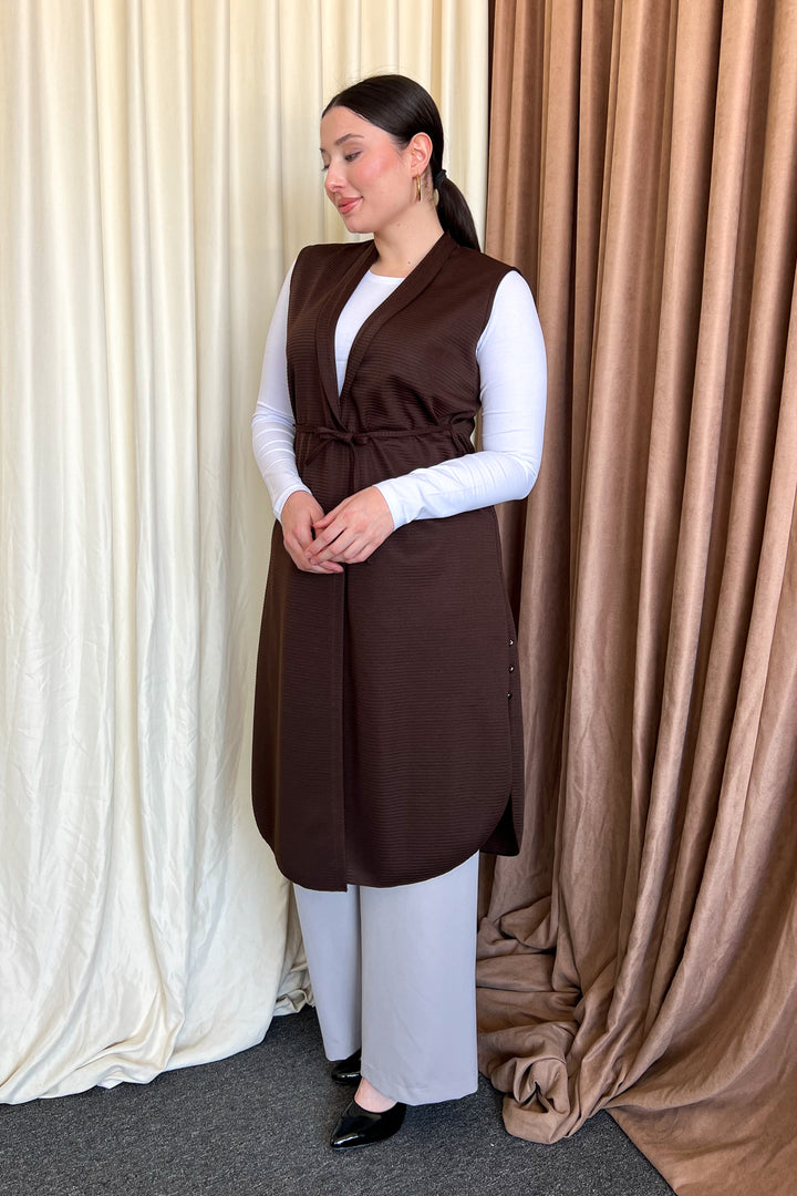 MPL Women's Buttoned B.B Ottoman Vest 7523 - Richmond