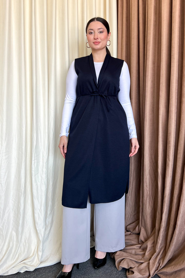 MPL Women's Buttoned B.B Ottoman Vest 7523 - Canberra
