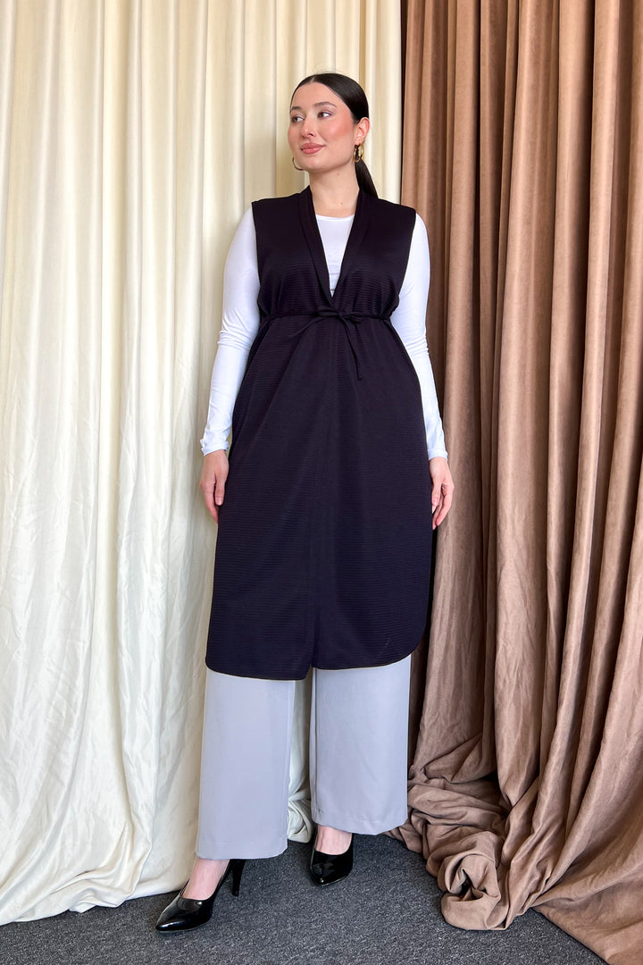MPL Women's Buttoned B.B Ottoman Vest 7523 - Pinner
