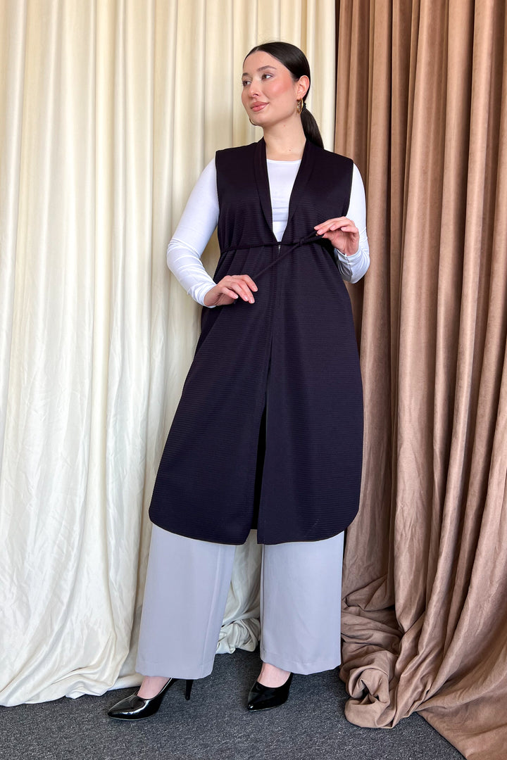MPL Women's Buttoned B.B Ottoman Vest 7523 - Pinner