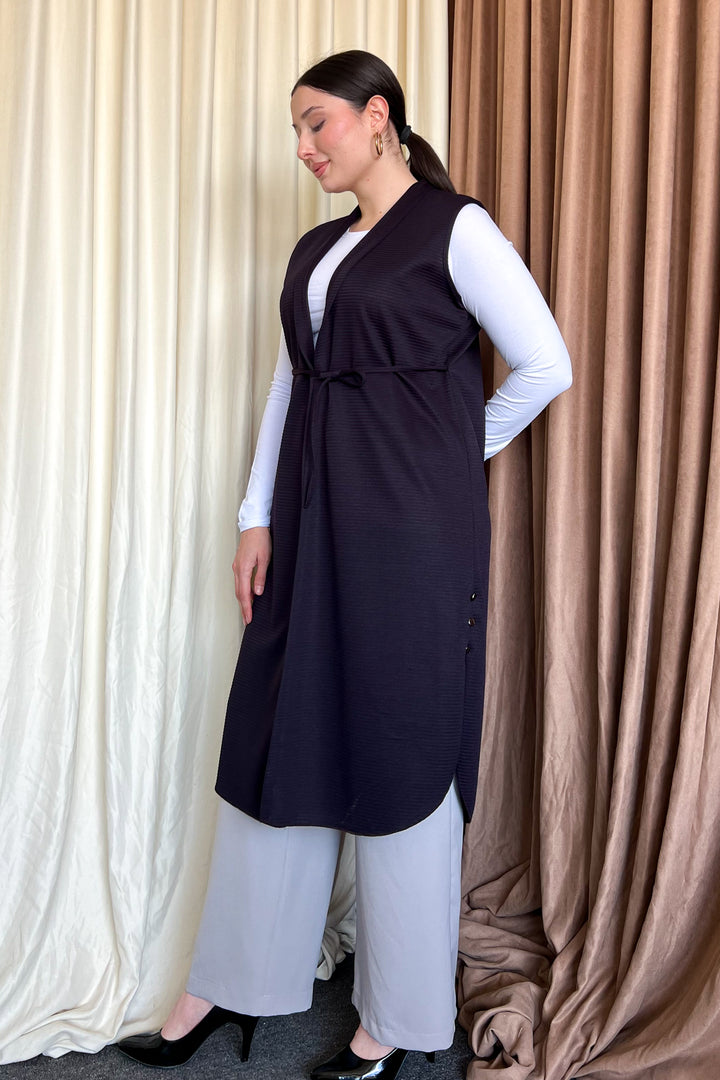 MPL Women's Buttoned B.B Ottoman Vest 7523 - Pinner