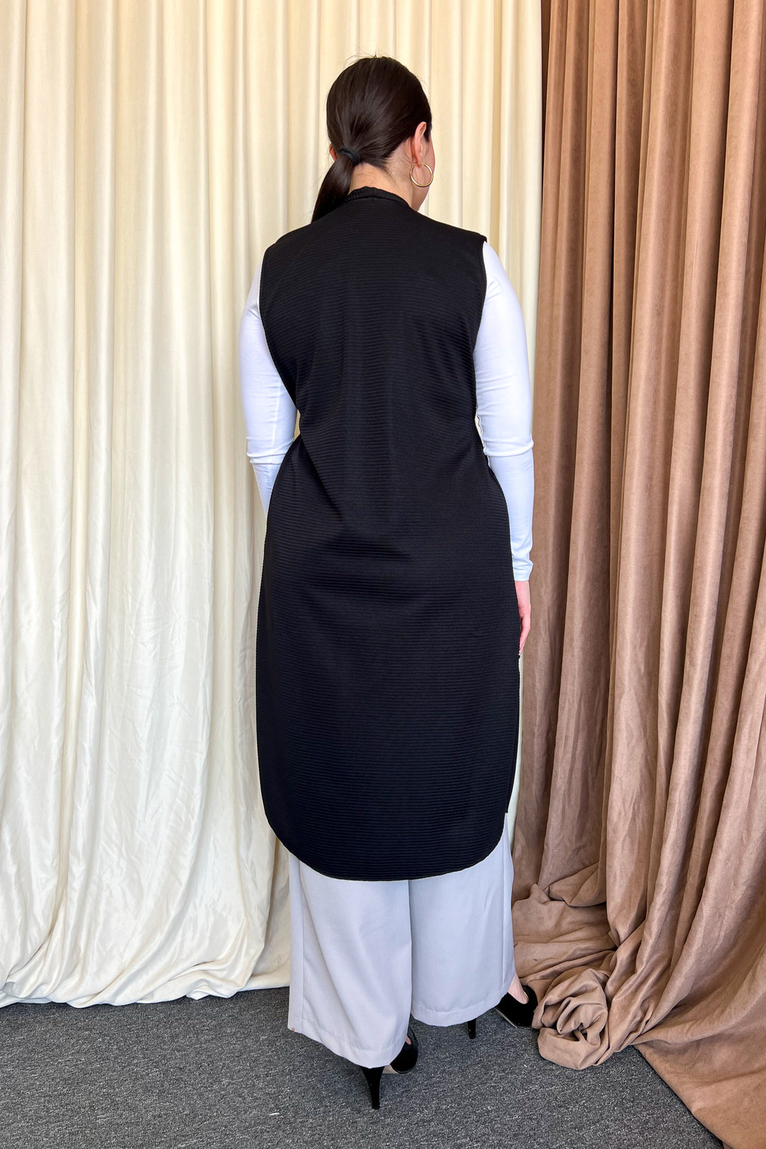 MPL Women's Buttoned B.B Ottoman Vest 7523 - Hueyapan de Ocampo