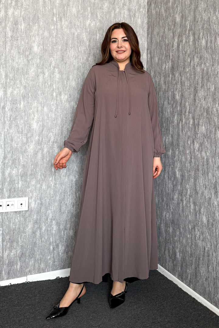 MPL Women's Plus Size Zippered Abaya 7536 - Helmond