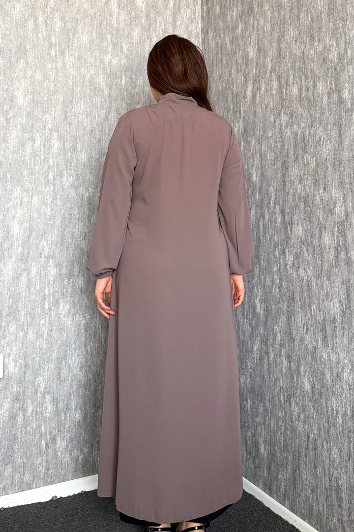 MPL Women's Plus Size Zippered Abaya 7536 - Helmond