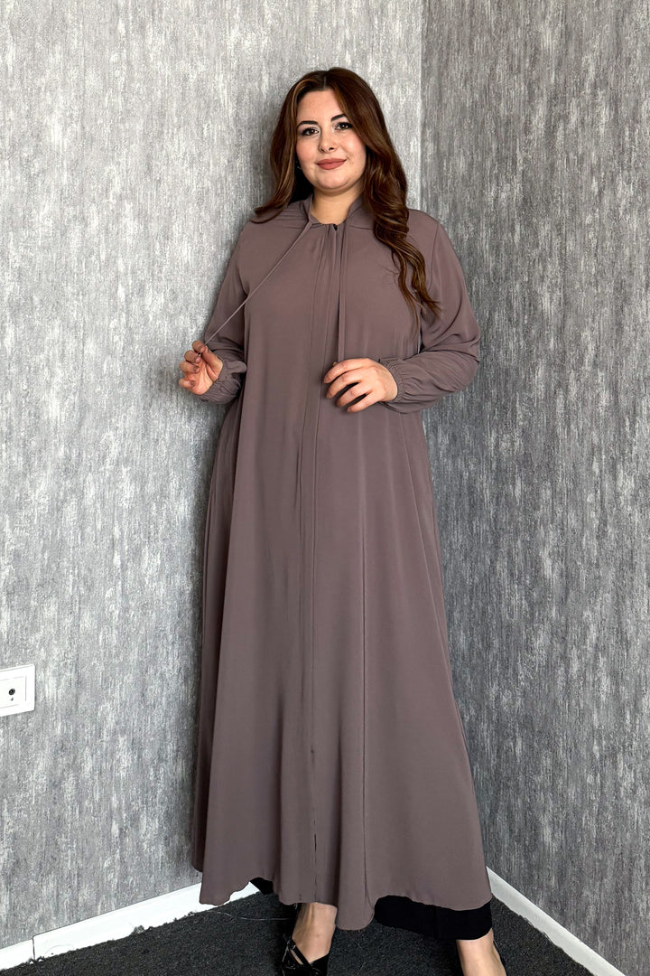 MPL Women's Plus Size Zippered Abaya 7536 - Helmond