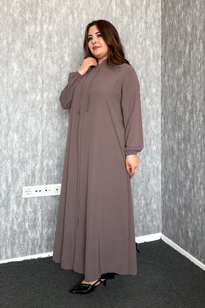 MPL Women's Plus Size Zippered Abaya 7536 - Helmond