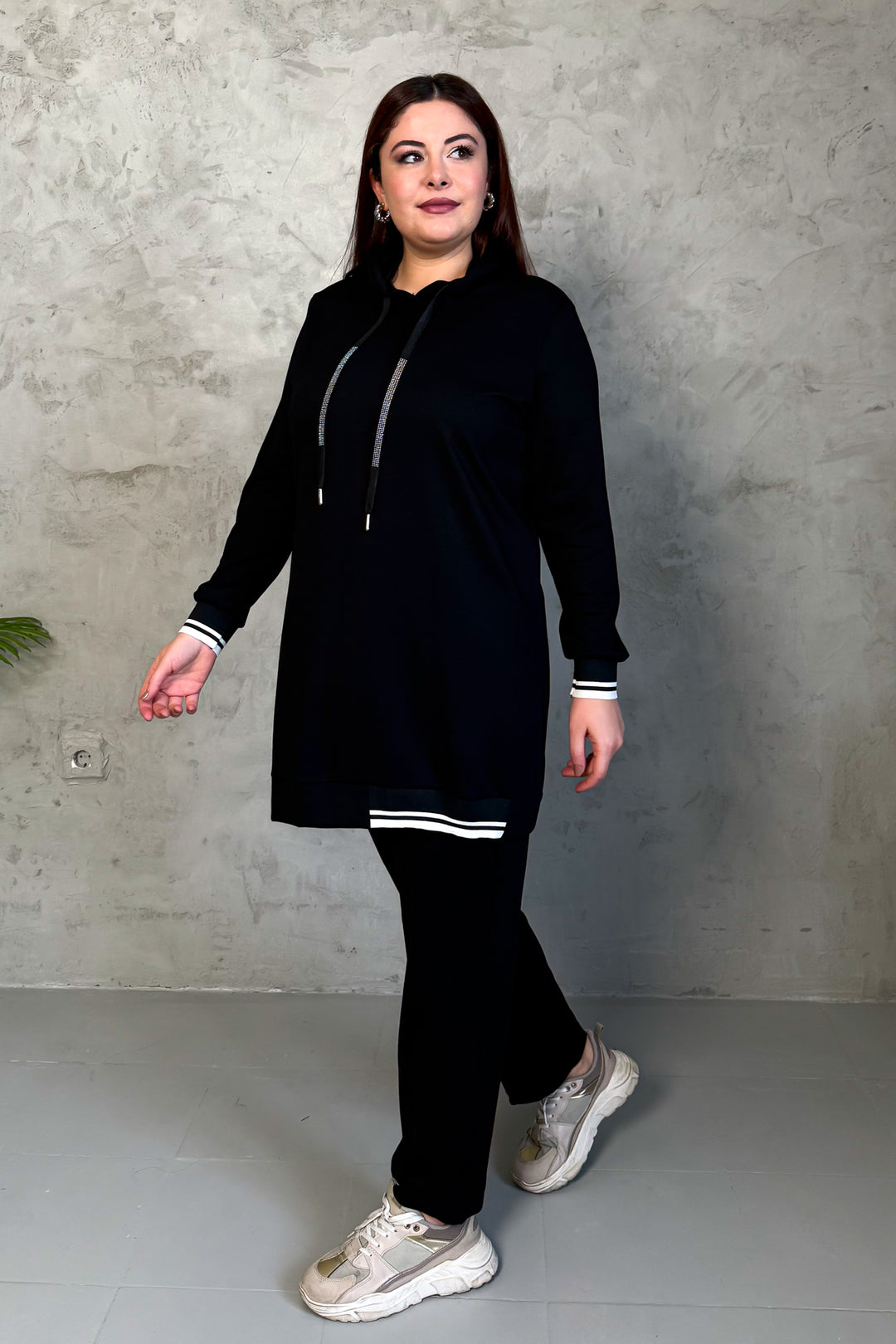 MPL Women's Hooded Ribbed Set 7540 - New Braunfels