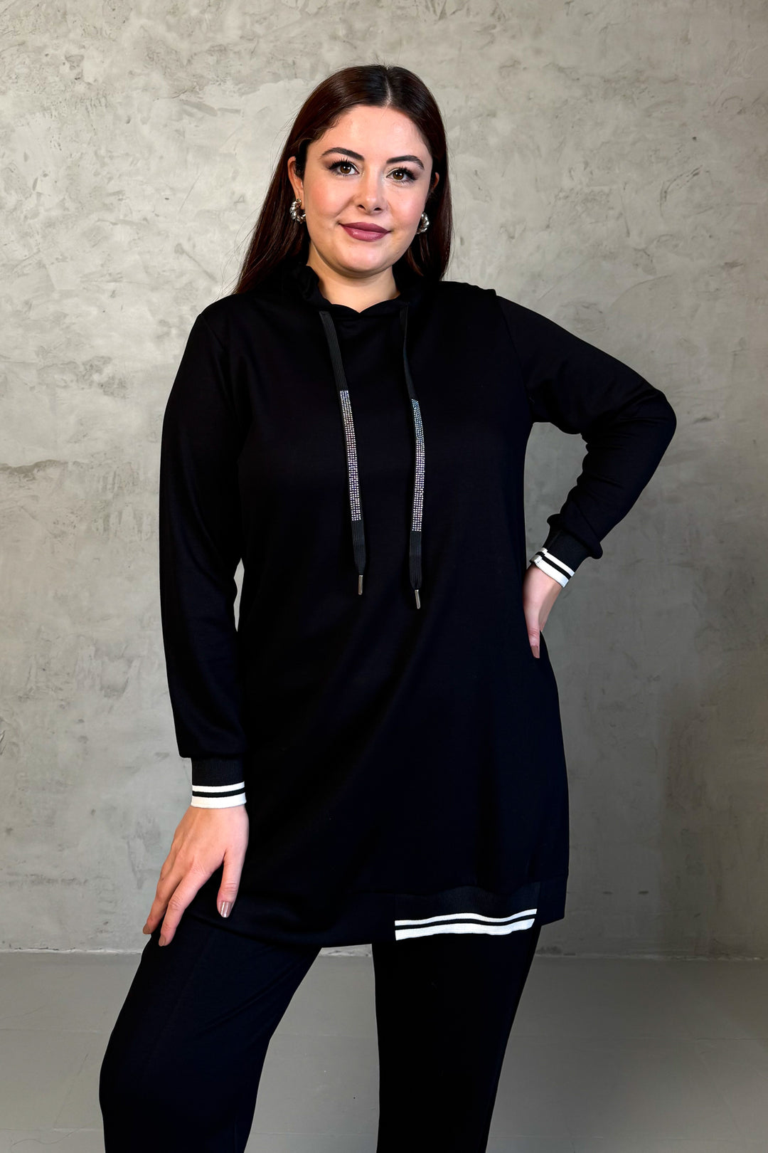 MPL Women's Hooded Ribbed Set 7540 - New Braunfels