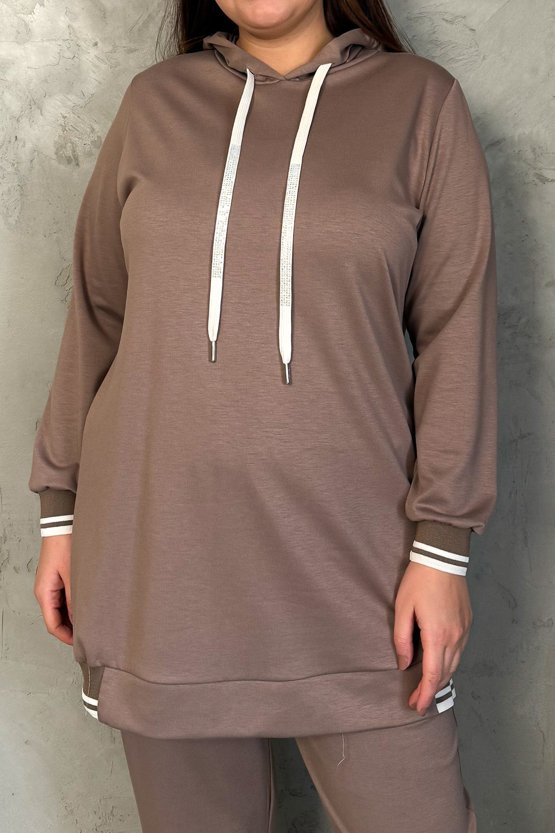 MPL Women's Hooded Ribbed Set 7540 - Alcoy